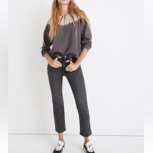 Madewell Slim Demi-Boot High Waist Cropped Jeans in Hayford Wash Women's 31